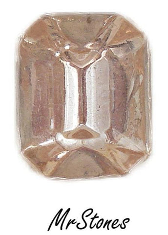 10x8mm (4600/2) TTC Light Rosaline Peach Pink Cushion Octagon Czech