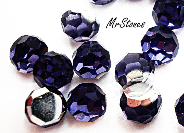 5mm (4860) Cardinal Purple 3/4 Faceted Swarovski Crystal Ball 4pcs/$1.00