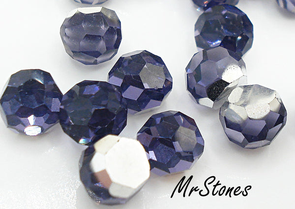 5mm (4860) Cardinal Purple 3/4 Faceted Swarovski Crystal Ball 4pcs/$1.00