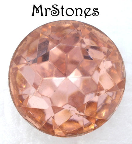 25mm (1200/2) TTC Czech Rosaline Light Pink Round Dentelle