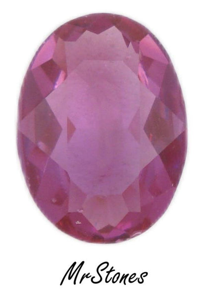 18x13mm (4120) Rose Pink Un-foiled Oval Shape Swarovski