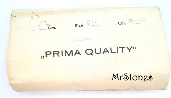 8x4mm (4600/2) TTC Emerald Cushion Octagon W German 10pc $1.00~1 gross $4.95