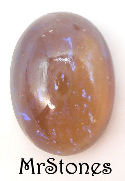 14x10mm (1685) Tanzanite Opal Glass Oval Cabochon
