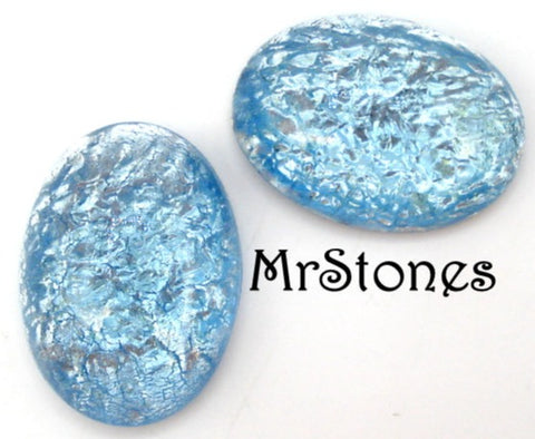 18x13mm (1685) Denim Blue Opal Oval Cabochon