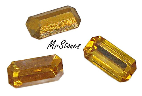 8x4mm (4600) Topaz Cushion Octagon Swarovski