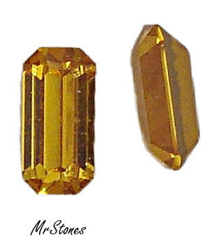 8x4mm (4600) Topaz Cushion Octagon Swarovski