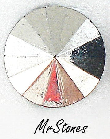 16mm (2006) Comet Argent Light Round Flatback Rivoli West Germany