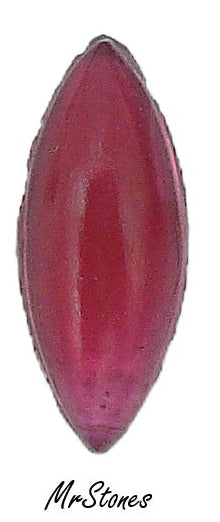 10x4mm (3175) Ruby Unfoiled Marquise Navette Cabochon 10pk/$1.00