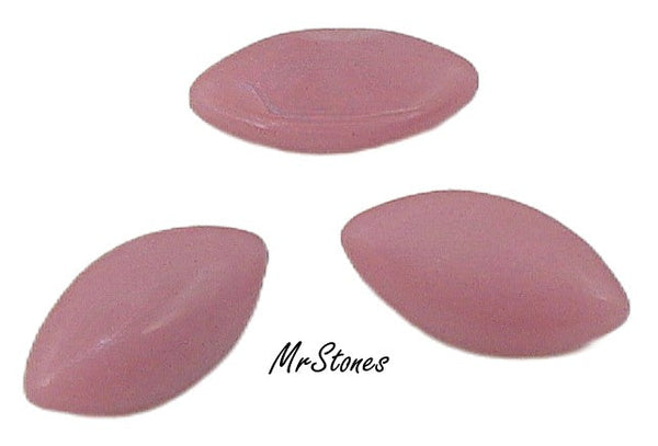 8x4mm (3146) Opaque Rose Marquise Buff Top Doublet $0.30ea or 10pk/$1.00