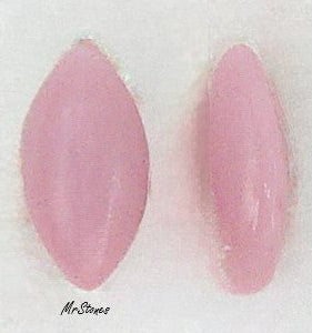 8x4mm (3146) Opaque Rose Marquise Buff Top Doublet $0.30ea or 10pk/$1.00