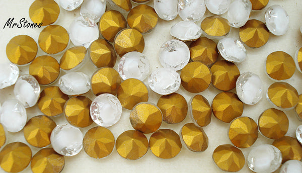 8.4-8.7mm (1200/2) (40ss) TTC White Givre Dentelle Rounds