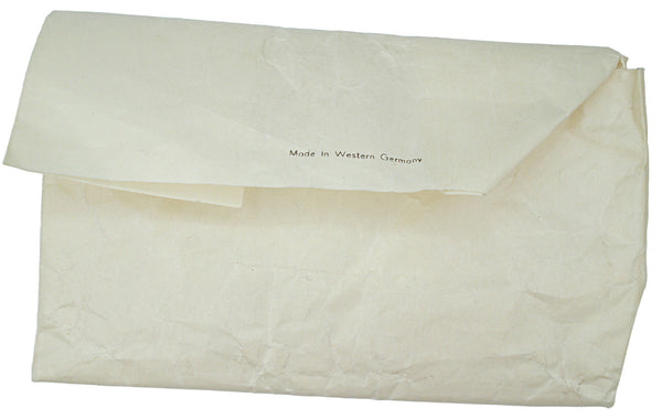 9mm (2800/2) Heart Chalk White Step Cut Top Flat Back West Germany