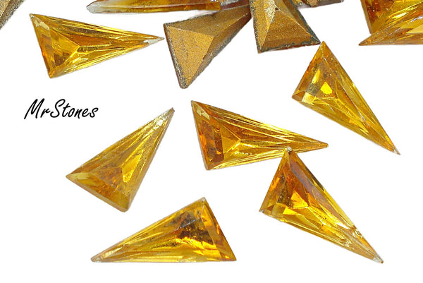 18x10mm (TRI) Topaz Right Triangle 3pcs/$1.50 As Is