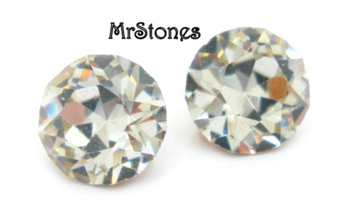 5.5mm (1200) (25ss) M/C Light Black Diamond Round Dentelle