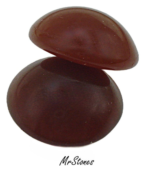 18mm (2194) Cornelian Round Cabochon West Germany