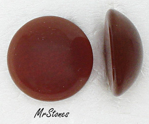 18mm (2194) Cornelian Round Cabochon West Germany