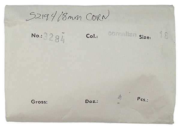 18mm (2194) Cornelian Round Cabochon West Germany