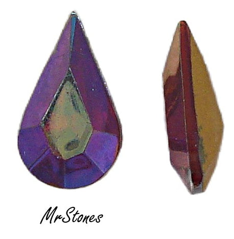 13x7.8mm (4300) Siam AB Pear Shape