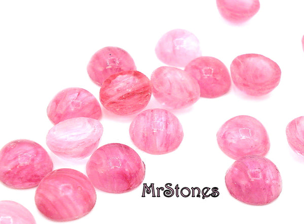 7mm (1684) Flawed Rose Round Cabochon