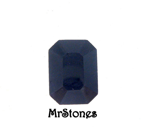 14x12mm (4600/2 TTC Jet Black Cushion Octagon Un-Foiled