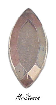 6x3mm (2200/2) Light Amethyst Marquise Navette Flatback Rose Cut