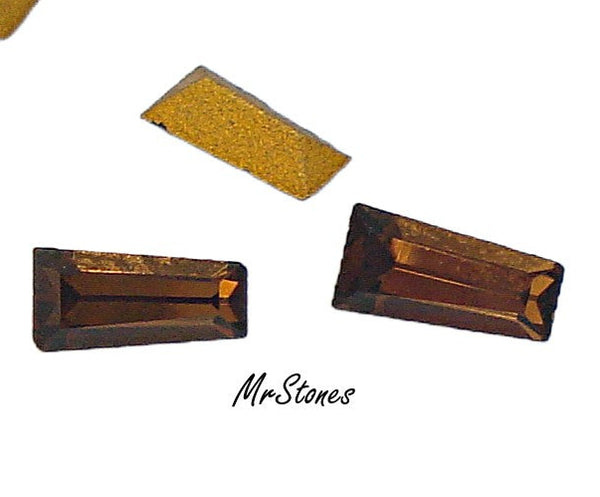 5x2.5x2mm (4700) #11 Smoked Topaz Tapered Baguette