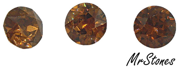 6.3mm (1200) (30ss) Smoked (Rauch) Topaz Round Dentelle