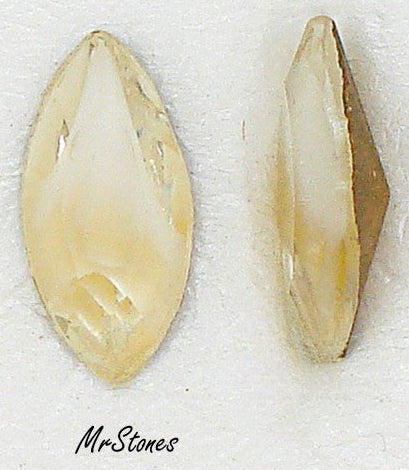 15x7mm (4200/2) TTC Beige Givre Marquise Navette