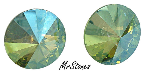 16mm (1122) Chrysolite AB Round Rivoli