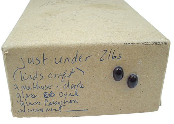 10x7mm (2195) Darker Amethyst Oval Cabochon 4pk/$1.00