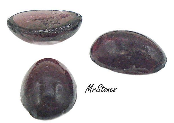 10x7mm (2195) Darker Amethyst Oval Cabochon 4pk/$1.00