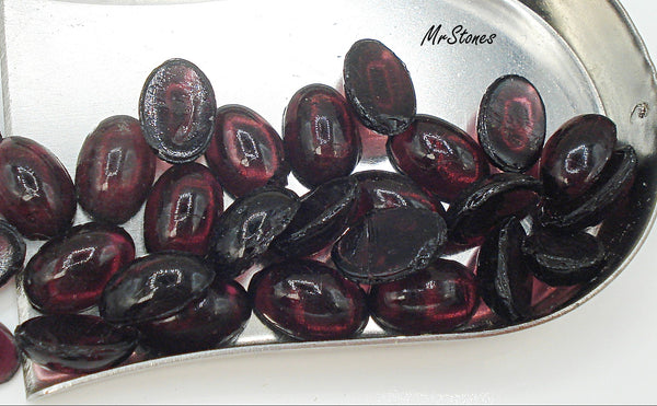 10x7mm (2195) Darker Amethyst Oval Cabochon 4pk/$1.00