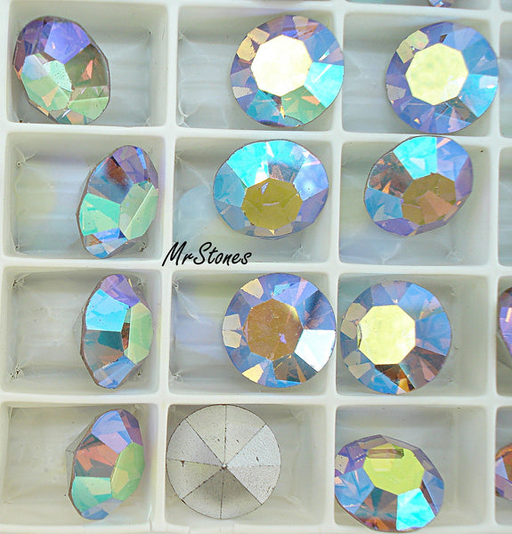 10.5-10.9mm (1100) (47ss) Light Amethyst AB Round Chaton