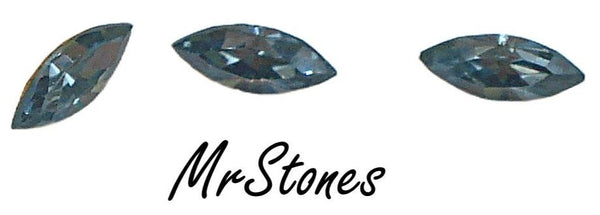 5x2mm (4200) Indian Sapphire Blue Gray Marquise Navette