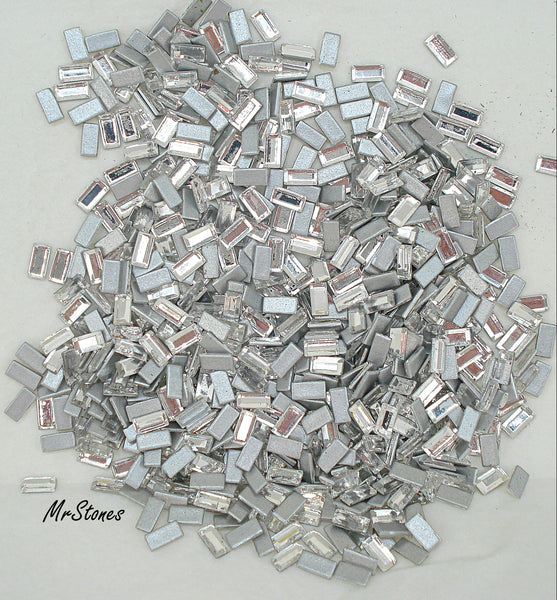 5x2.5mm (3932) Flat Back Baguettes