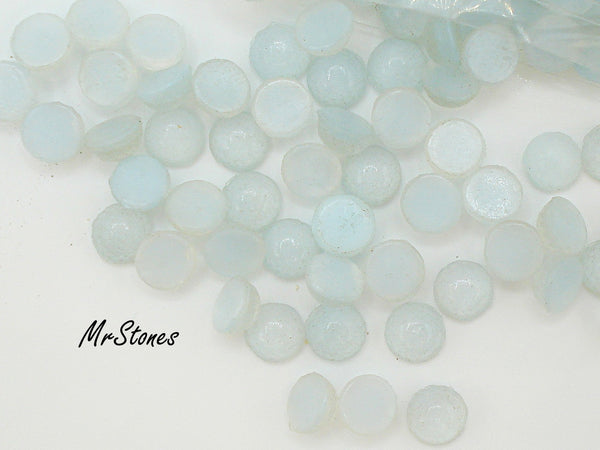5mm (2194) Light Blue Moonstone Round Cabochon