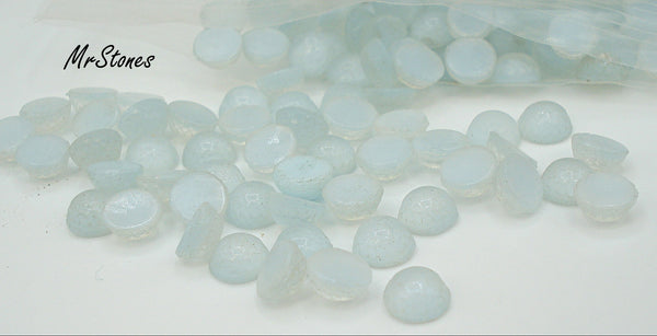 5mm (2194) Light Blue Moonstone Round Cabochon
