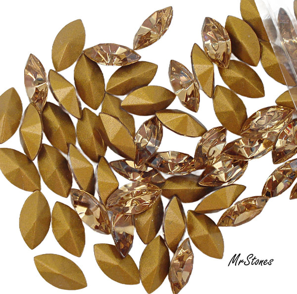 8x4mm (4200/2) TTC Light Colorado Topaz Marquise Navette