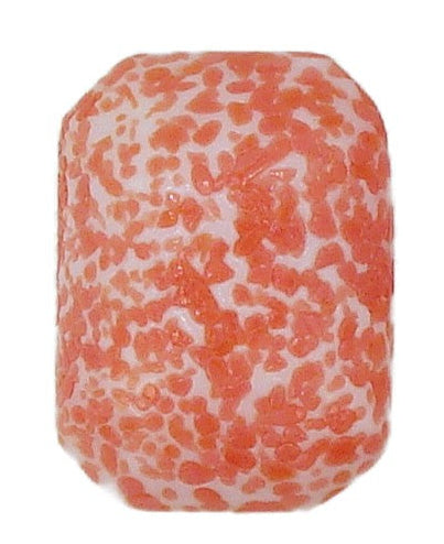 18x13mm (3436) Orange Speckled Cushion Octagon Buff Top Doublet