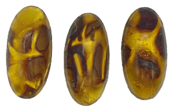 25x12mm (1685) Topaz Fire Matrix Oval Cabochon Specialty