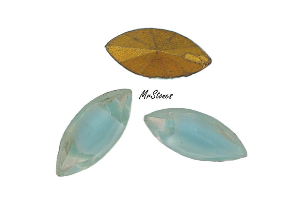 15x7mm (4200/2) TTC Aqua Givre Marquise Navette