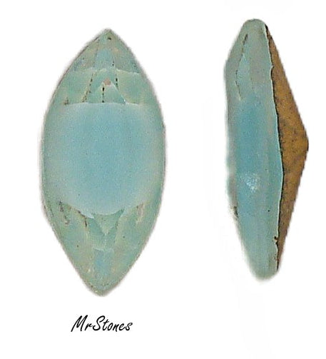 15x7mm (4200/2) TTC Aqua Givre Marquise Navette