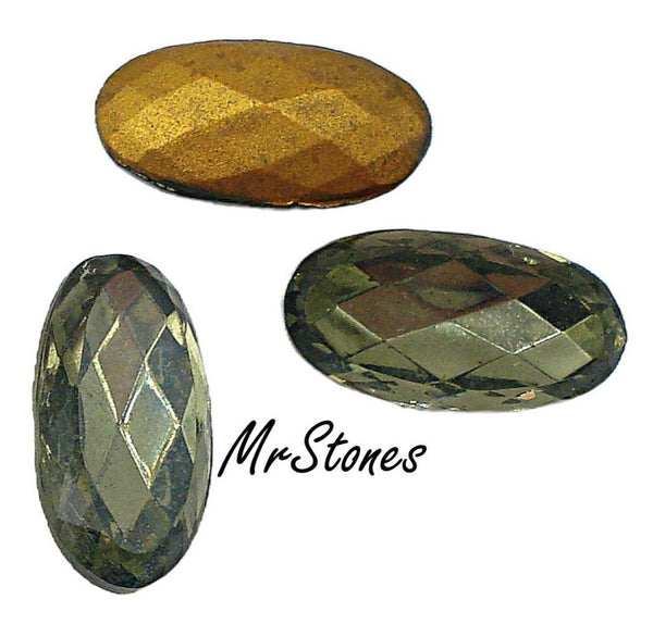 12x6mm (4123/2) Black Diamond Oval Shape Shallow Cut (11.7x6.2mm)