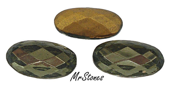 12x6mm (4123/2) Black Diamond Oval Shape Shallow Cut (11.7x6.2mm)