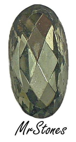 12x6mm (4123/2) Black Diamond Oval Shape Shallow Cut (11.7x6.2mm)