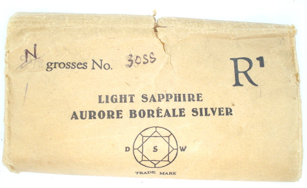 6.3-6.5mm (1100) (30ss) Light Sapphire AB Round Chaton