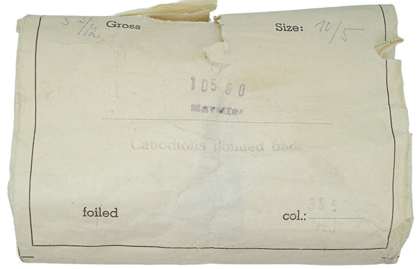 10x5mm (3146) Red Matrix Marquise Navette Buff Top Doublet W German