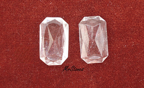 17x10mm (4626/2) Crystal Clear Un-foiled Cushion Octagon
