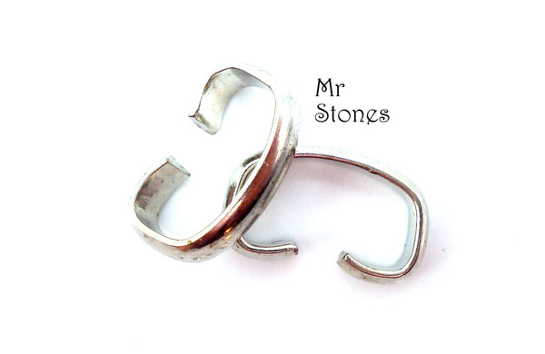 2.25mm Connector Silver Plated 3pc/$1.00