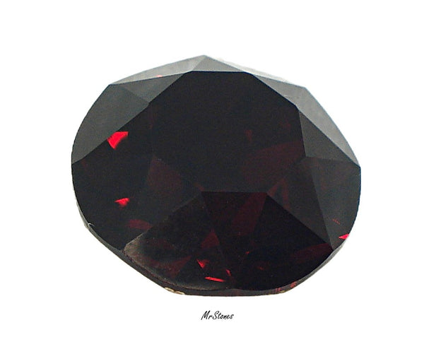 14.2-14.5mm (1200) (60ss) M/C Red Garnet Round Dentelle